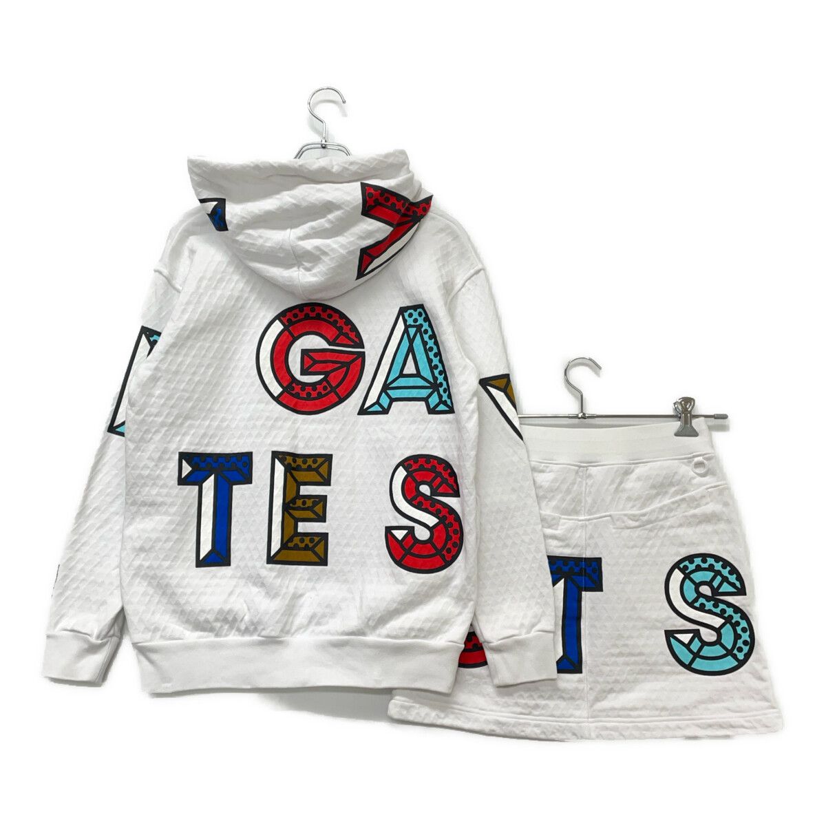 中古 レディース パーリーゲイツ PEARLY GATES セットアップ 0(S) 1(M