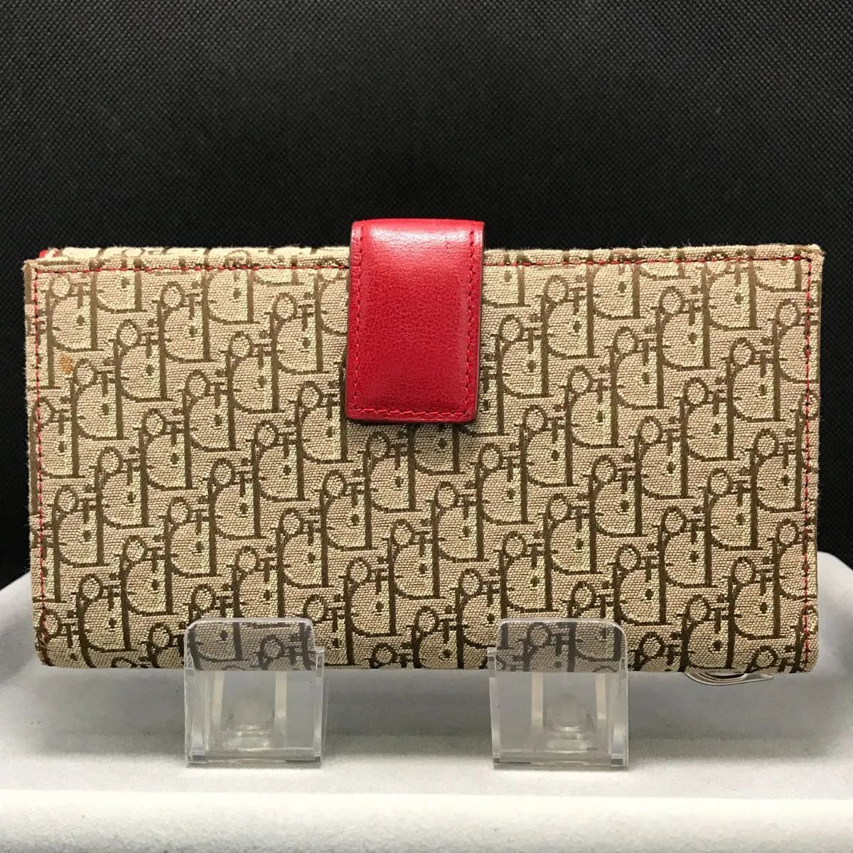 美品】Christian Dior ディオール 長財布 サドル ラスタカラー 
