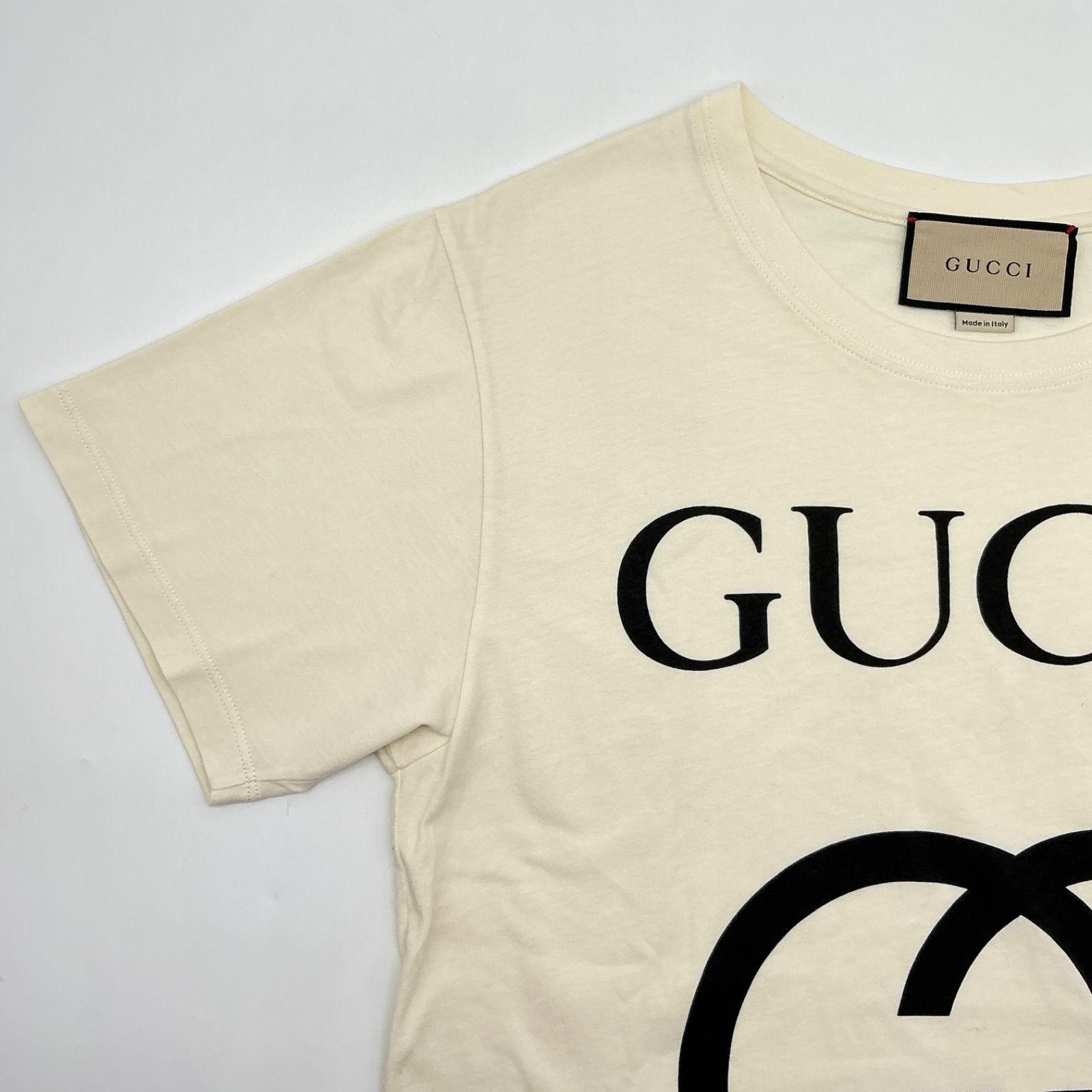 ○ GUCCI グッチ インターロッキング GG ロゴTシャツ ロゴプリント 