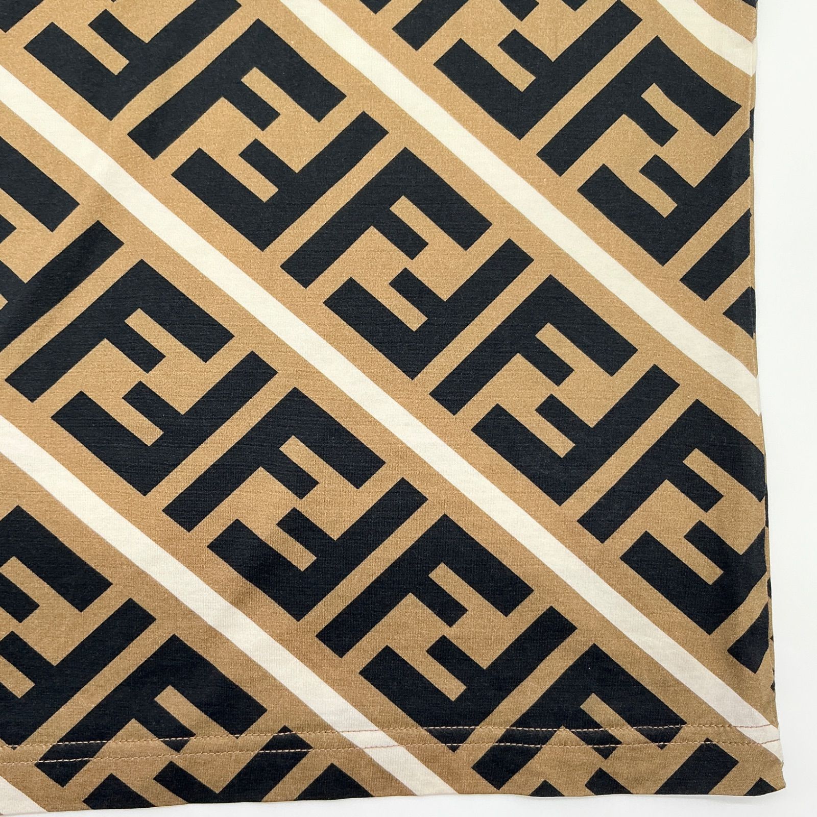 ○FENDI フェンディ ズッカ柄 半袖Tシャツ カットソー クルーネック