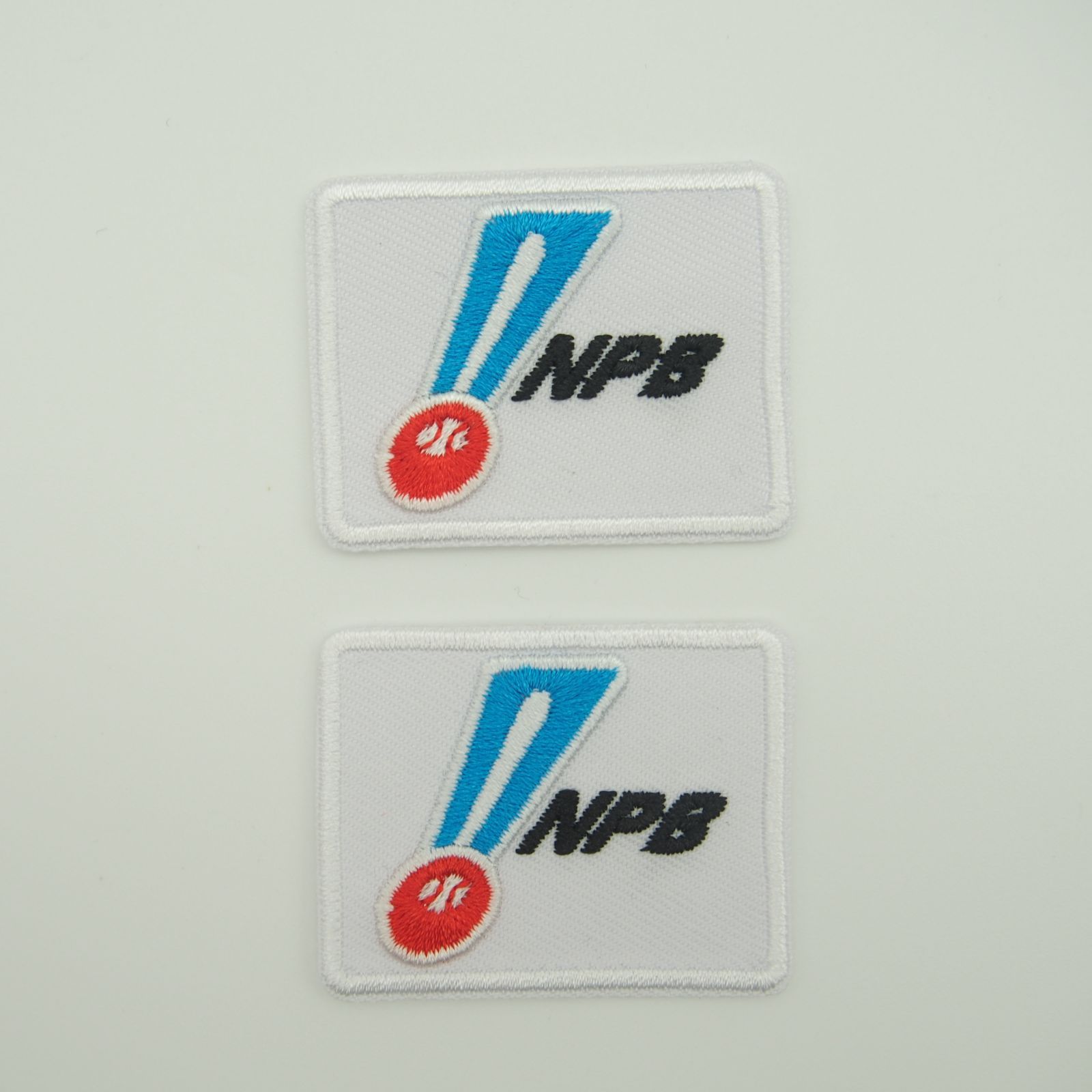 2点セット L㊿ NPB 白 アイロンワッペン ワッペン 日本野球機構 プロ 