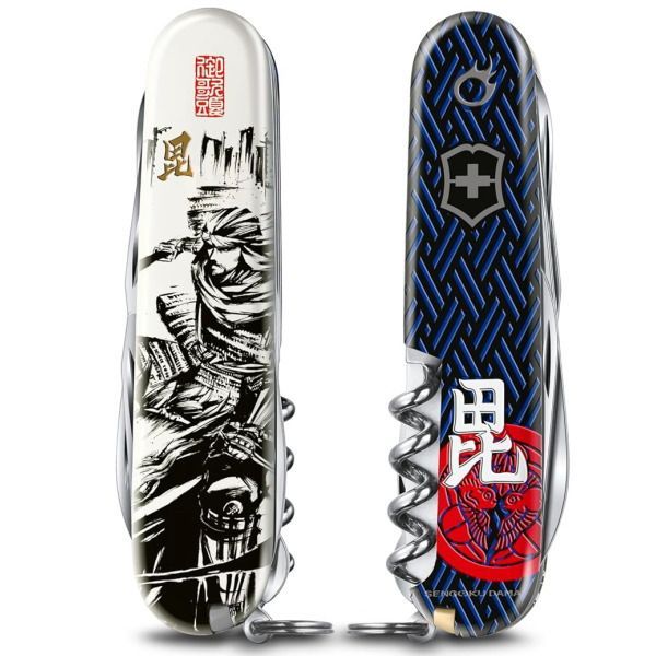 Victorinox ビクトリノックス 14機能 ミディアムマルチツール 戦国墨絵クライマー 上杉謙信