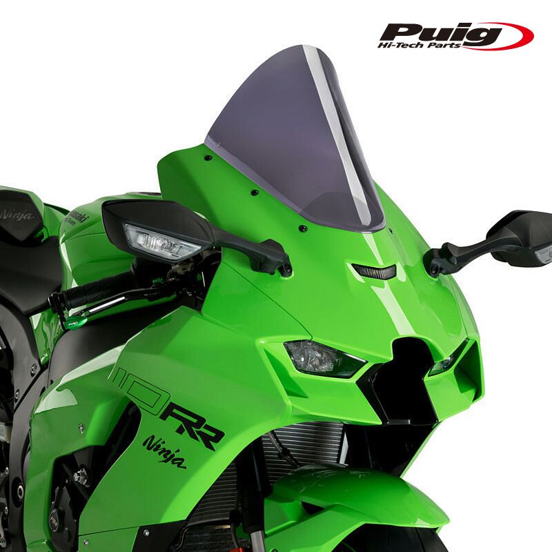 もも もも Puig 20540F RACING-SCREEN [DARK SMOKE] Kawasaki ZX-10R (21-25) ZX