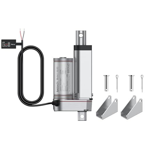 Justech リニアアクチュエーター 12V 電動アクチュエータ 750N IP65 速度7-10mm/s 低騒音 線形アクチュエーター 正＆逆制御 農業機械/外科用ベッド/電動リフトレバーに対応 (50mm)so 01e6590a