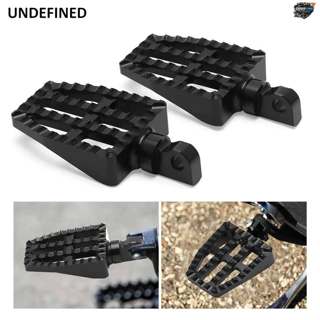 オートバイ用フットペグ MX ワイドフットレスト ペダル チョッパー ハーレー ダイナ ツーリング ロードキング ストリートグライド ソフテイ