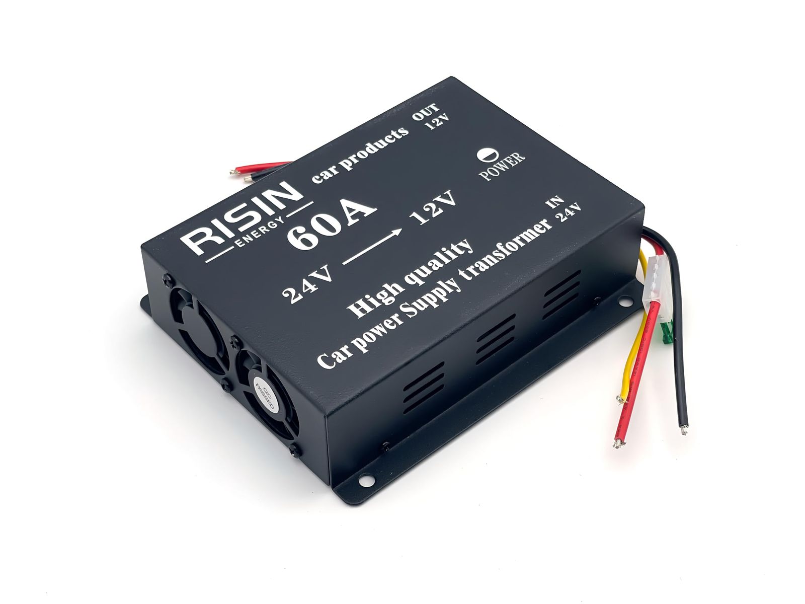 bubulu 24V DC-DC コンバーター 60A 2個セット 24Vから12V 大容量 電源 トラック バス 変換 (2) [2]