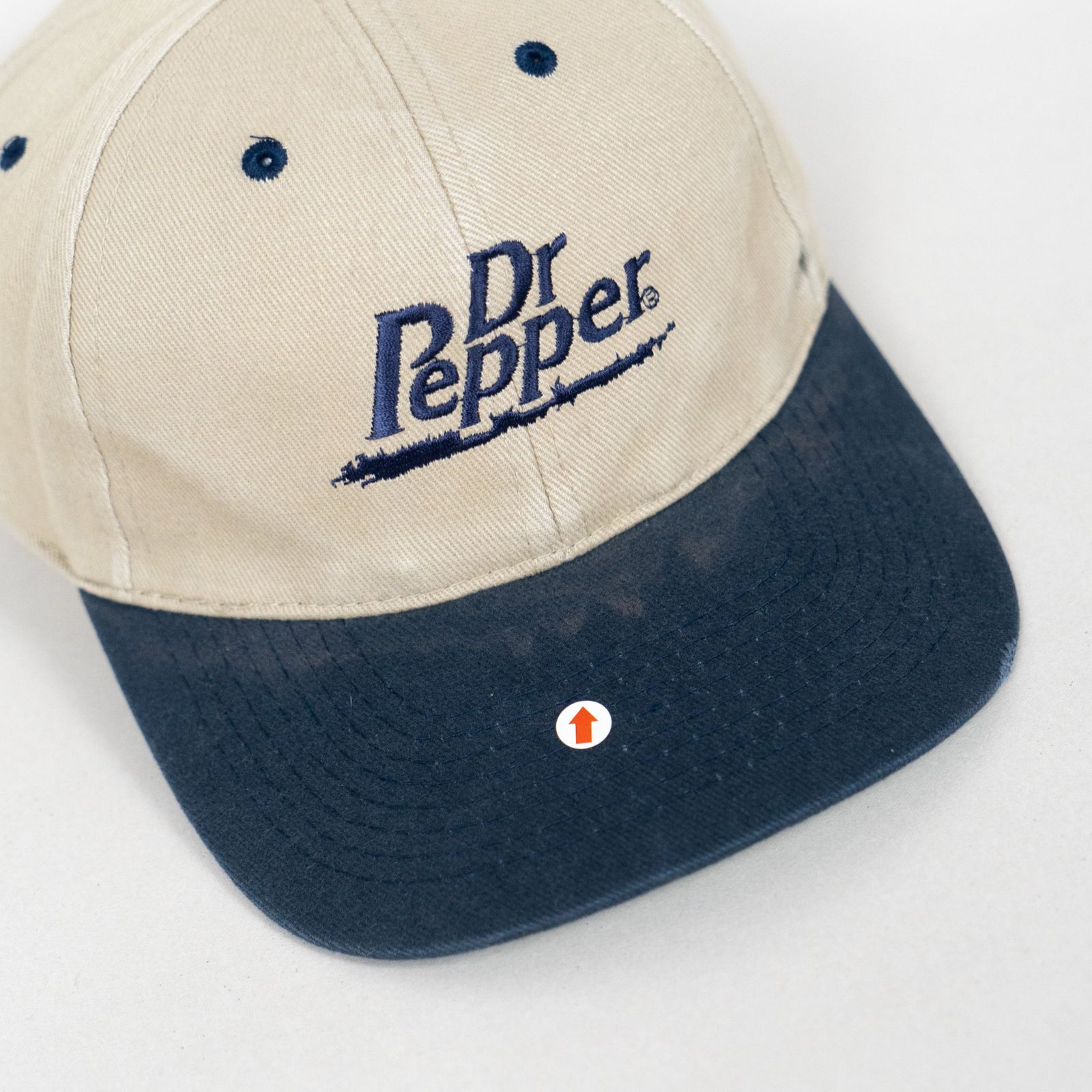 Dr Pepper Beige Vintage Cap ヴィンテージ キャップ トラッカー
