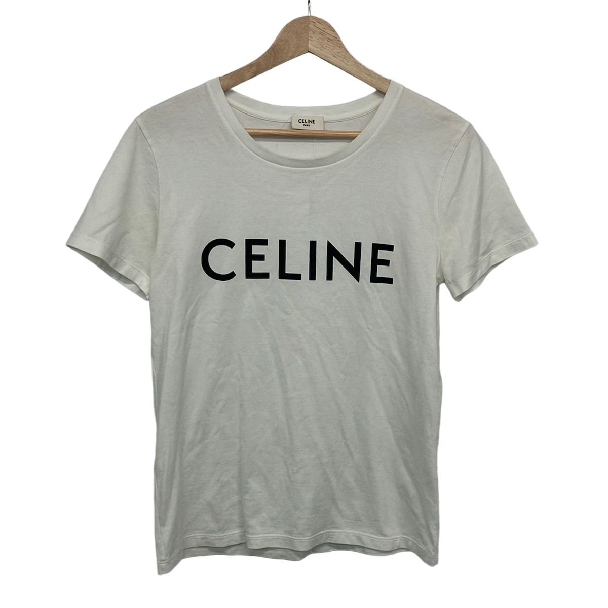 CELINE(セリーヌ) 半袖Tシャツ サイズS レディース - 白 クルーネック