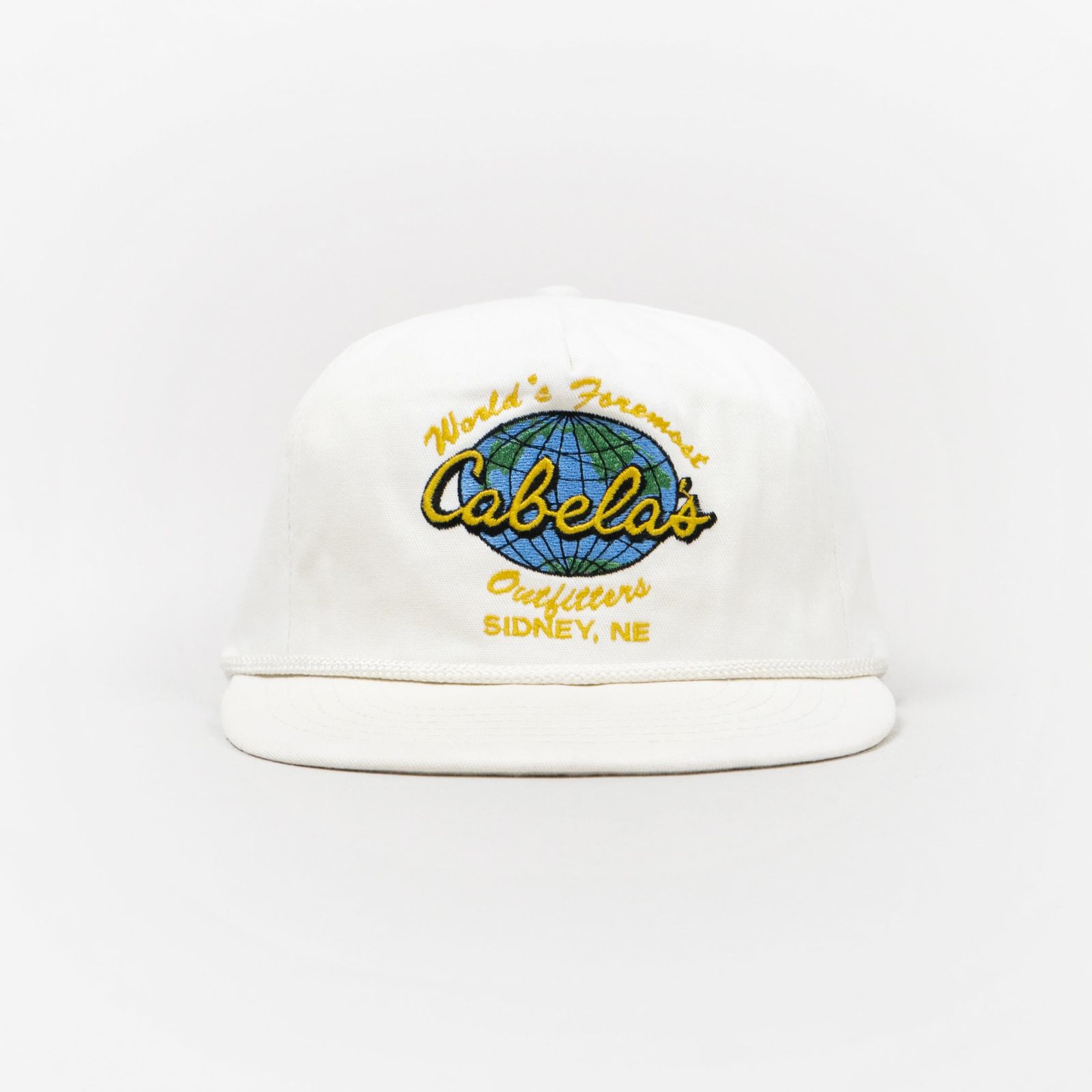 Cabela's White Vintage Cap ヴィンテージ キャップ トラッカーキャップ スナップバック ビンテージ 古着