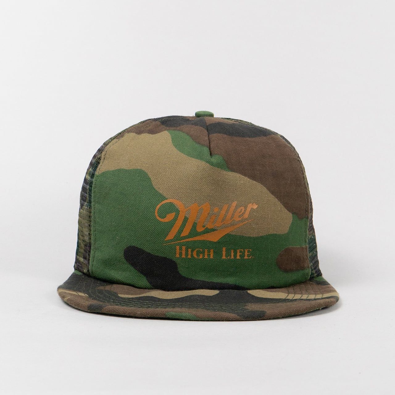 Miller High Life Camo Vintage Cap ヴィンテージ キャップ トラッカーキャップ スナップバック ビンテージ 古着