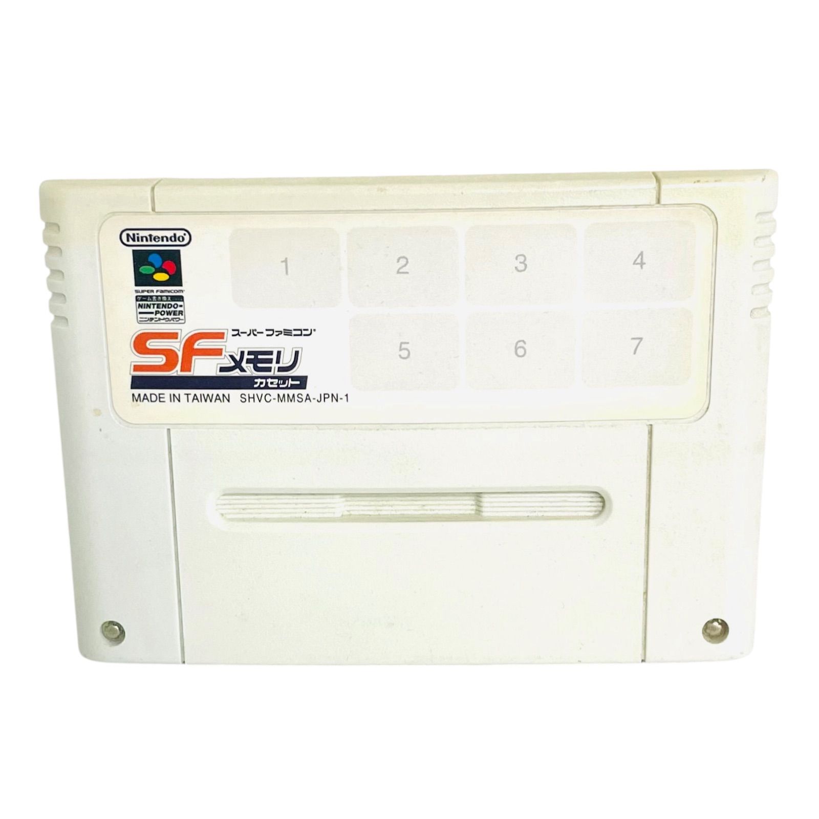 F05162 GAME SUPER Famicom スーパーファミコン SFメモリカセット SHVC-MMSA-JPN-1