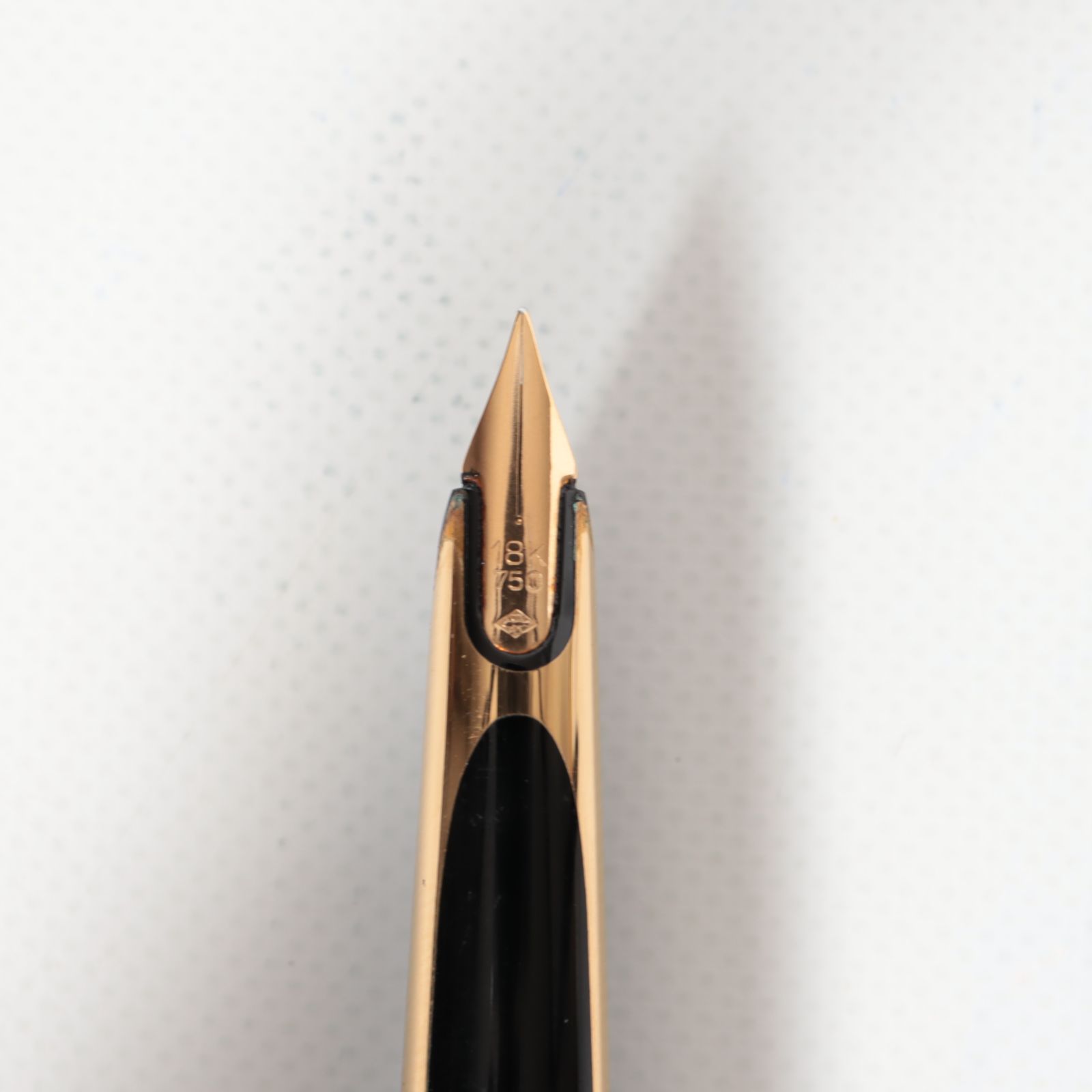 ウォーターマン C/F 万年筆 18K 金ペン ボルドー マーブル フランス製