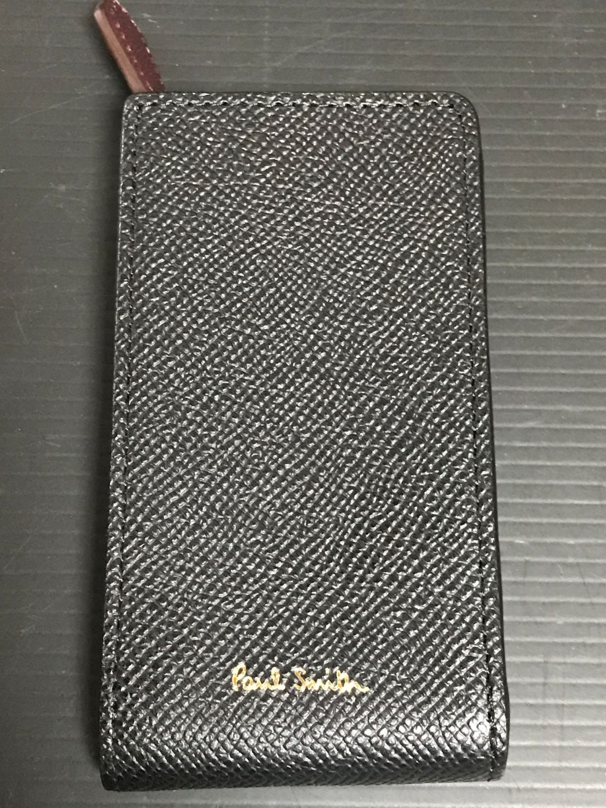 未使用保管品 Paul Smith ポールスミス PSC410 ブラック キーケース 牛革 羊革 箱付き