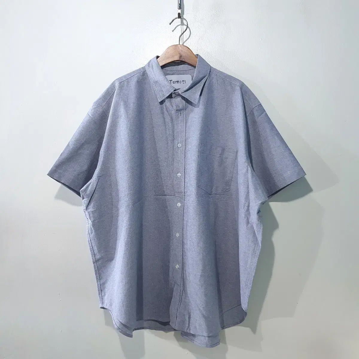 SS新作) シティーボーイ オーバーサイズ Oxford（オックスフォード) 半袖 シャツ 3color