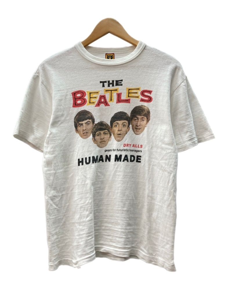 ヒューマンメイド HUMAN MADE 22AW Graphic T-Shirt BEATLES グラフィック Tシャツ ビートルズ フォトプリント 半袖 白 Tシャツ ロゴ ホワイト Sサイズ 104MT-3170