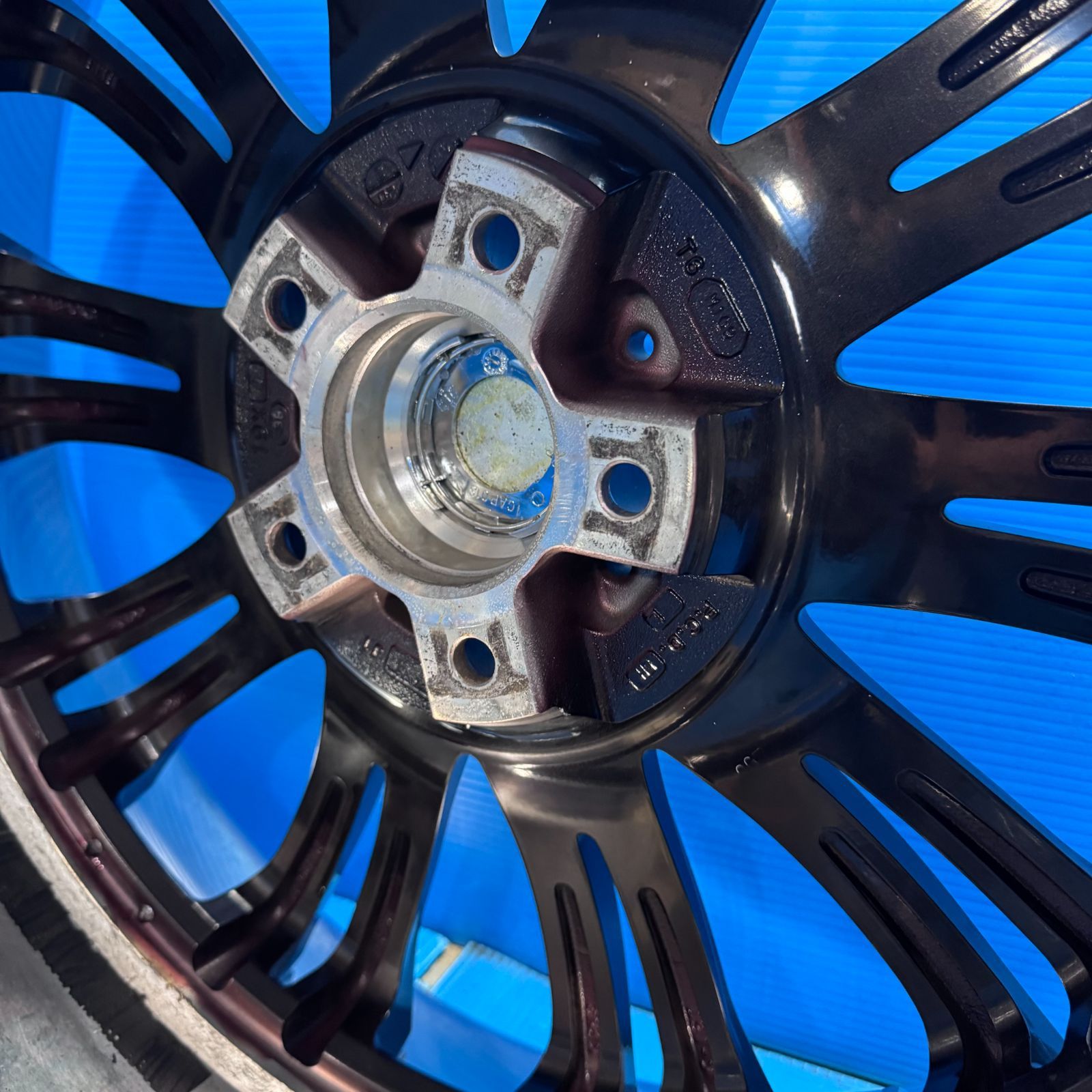 格安 深リム シャレン XS-20 19インチ 4本 9J/10J+38 5H 114.3 AME