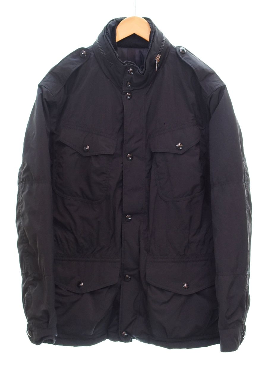 ラルフローレン RalphLauren Fatigue Down Jacket ファティーグ ダウン ジャケット ミリタリー サンプリング ジャケット エポレット付き ジャケット ブラック Lサイズ 103MT-4628