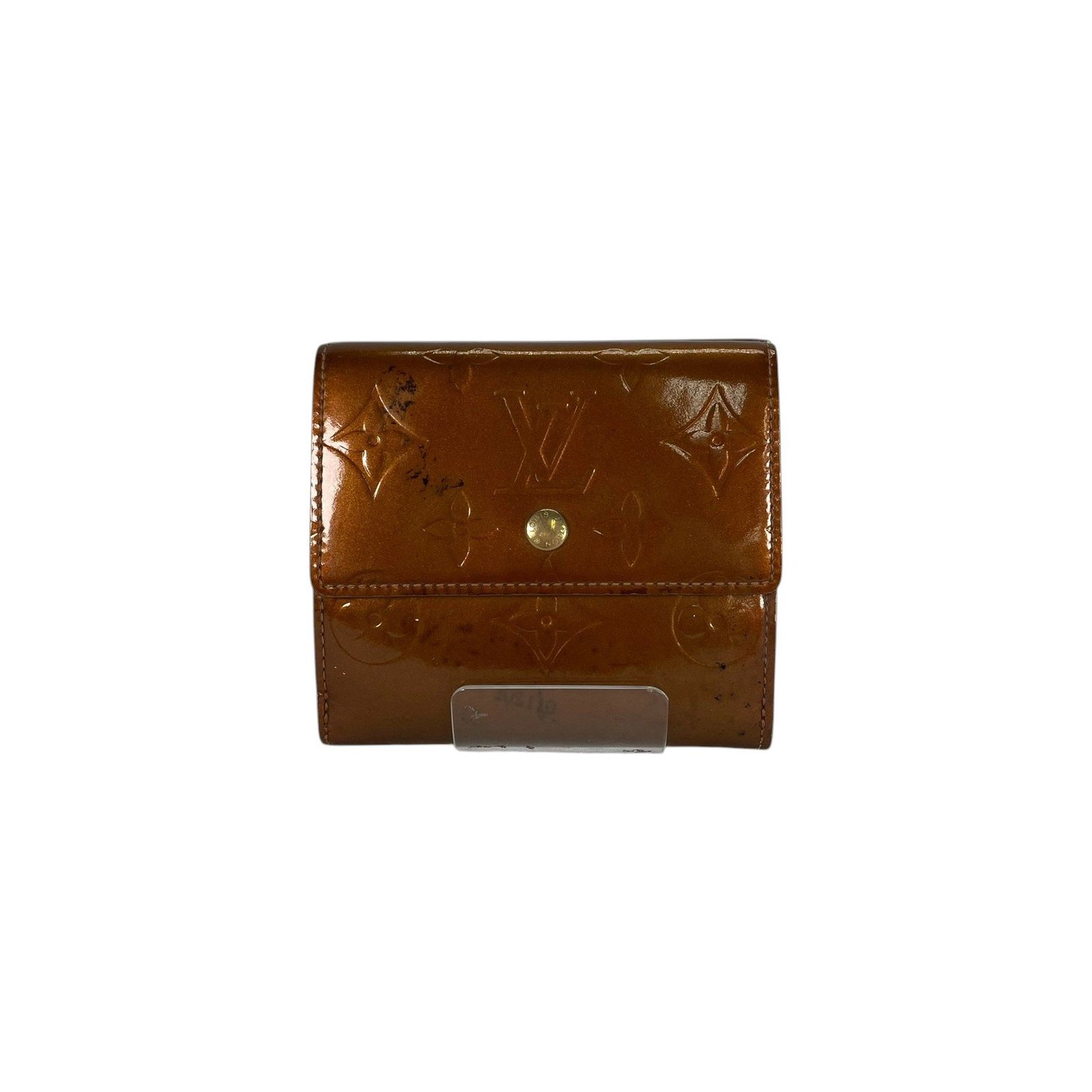 LOUIS VUITTON ルイヴィトン 二つ折り財布 ポルト モネ・ビエ カルト クレディ モノグラム・ヴェルニ M91170