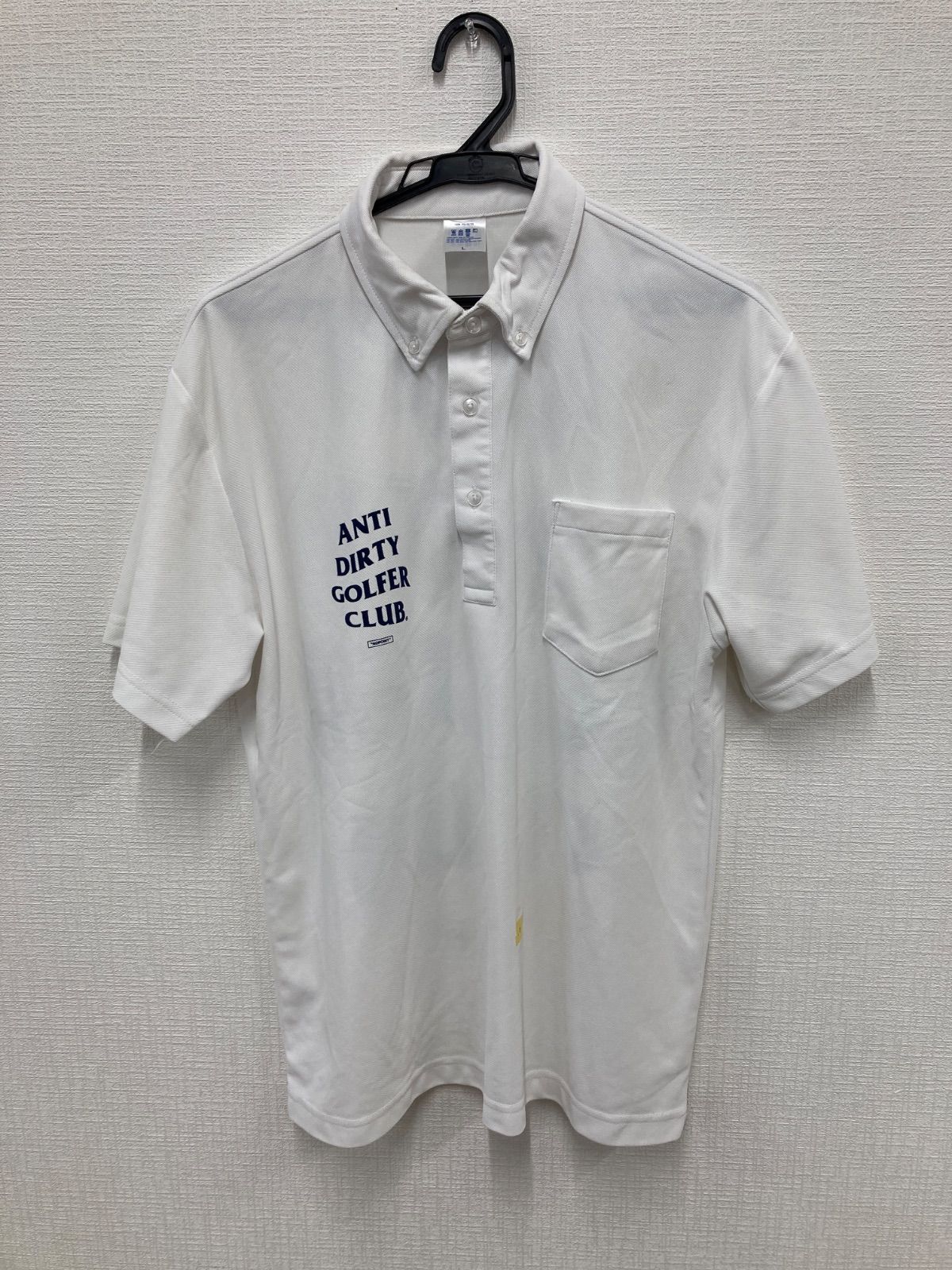 ANTI DIRTY GOLFER CLUB アンタイダーディゴルファークラブ 半袖ポロ Lsize