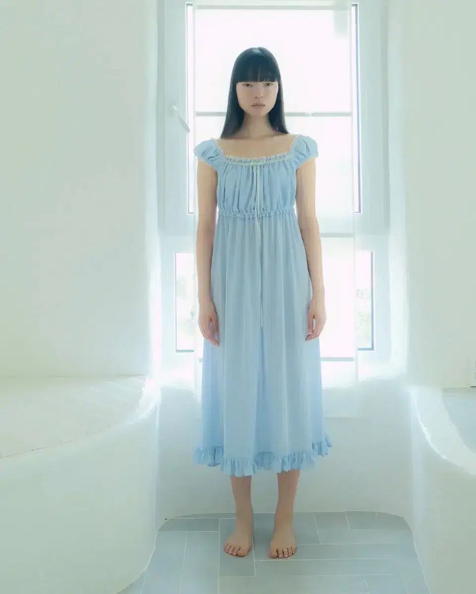 fletta エンパイア シフォン ドレス