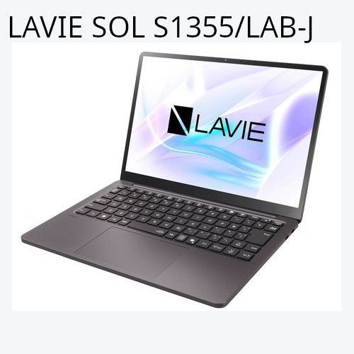 【未使用品】NEC LAVIE SOL PC-S1355LAB-J ムーンブラック(13.3型/Core i5 1335U/メモリ16GB/SSD512GB/Win11Home/Office2024)ノートパソコン