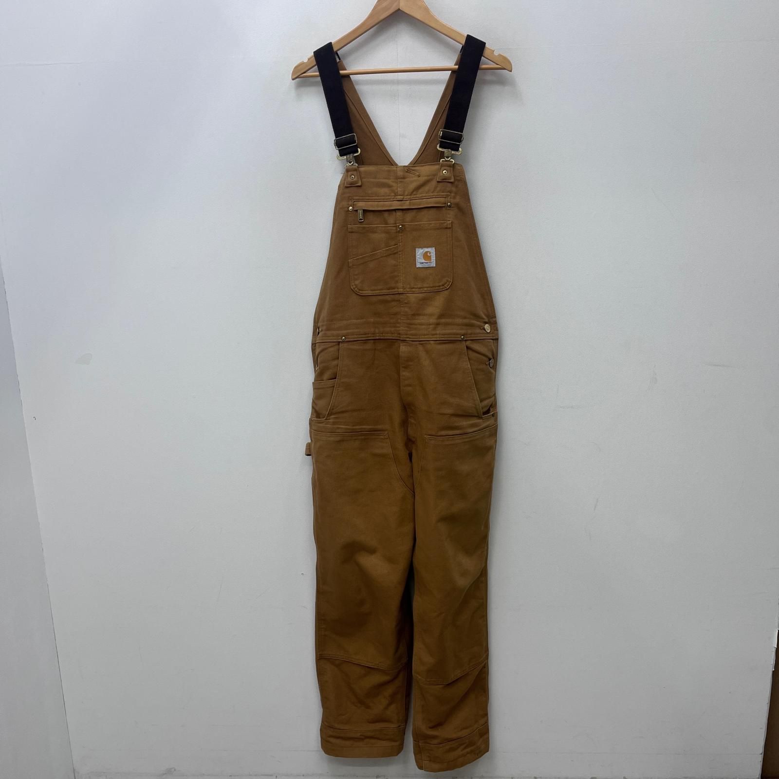 【加古川店】 中古 Carhartt | カーハート オーバーオール 102776-211 ブラウン サイズ：34 【107】
