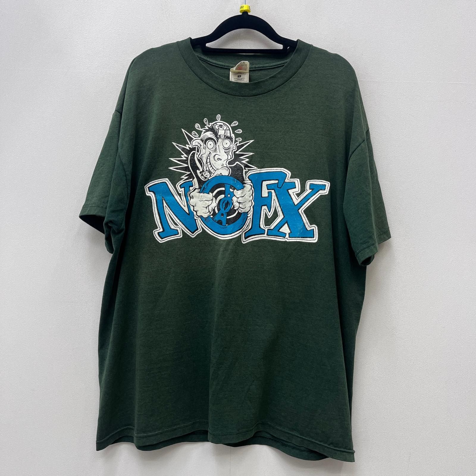 【加古川店】 中古 FRUIT OF THE LOOM | フルーツオブザルーム 半袖Ｔシャツ NOFX FAT WRECK CHORDS グリーン 【101】