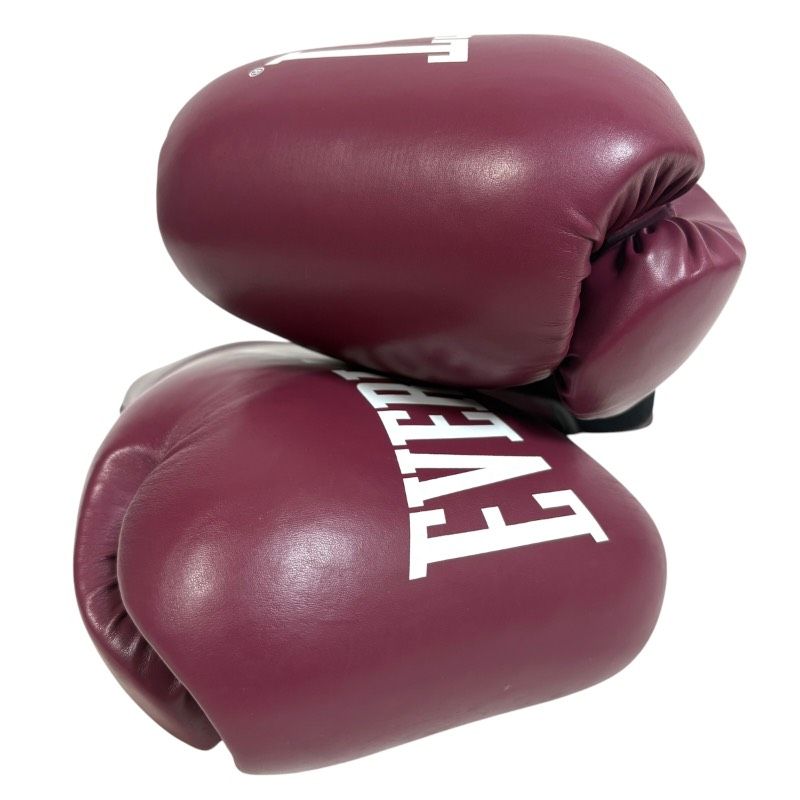 美品】EVERLAST エバーラスト ELITE ボクシンググローブ 14oz ワイン 