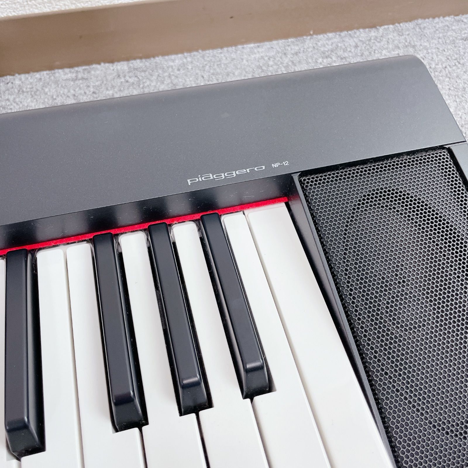 YAMAHA ヤマハ piaggero NP-12 電子ピアノ ブラック - メルカリ