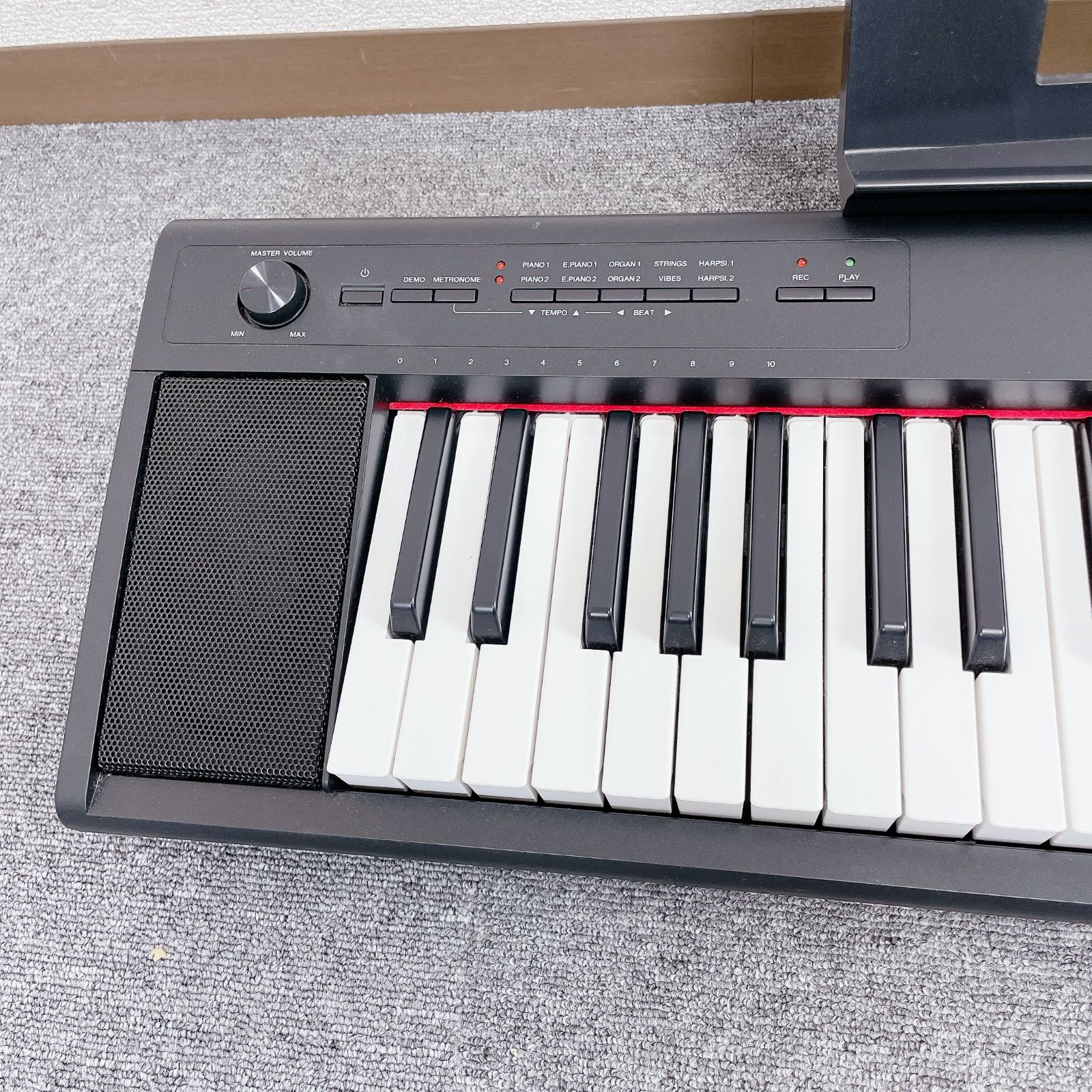 YAMAHA ヤマハ piaggero NP-12 電子ピアノ ブラック - メルカリ