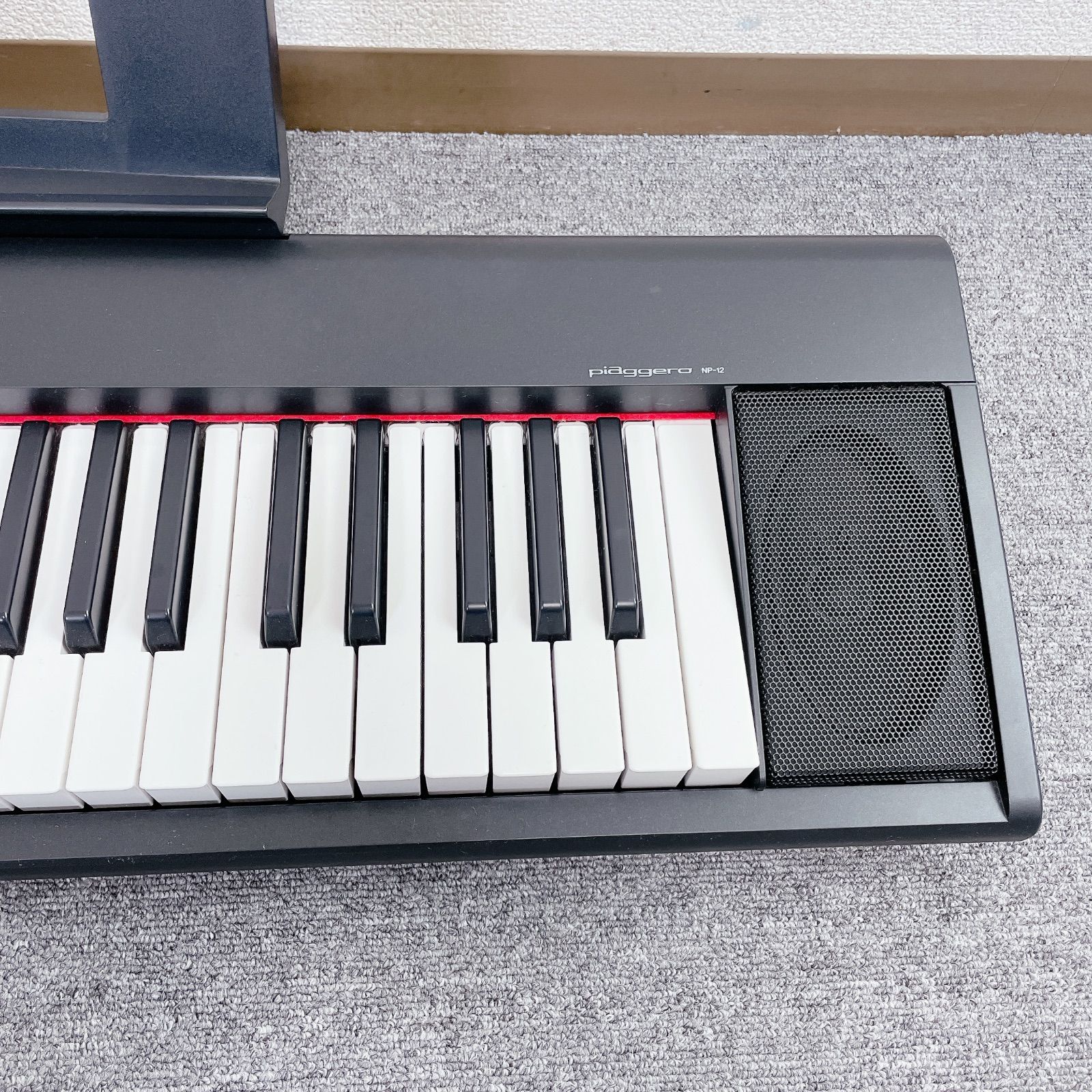 YAMAHA ヤマハ piaggero NP-12 電子ピアノ ブラック - メルカリ