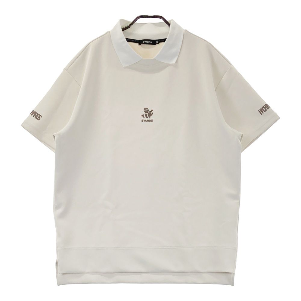 ※最終値下げ　8YARDS ハチヤーズ 半袖シャツ ベージュ サイズ：M 8YARDS ハチヤーズ 2024年モデル 襟付 半袖Tシャツ ベージュ
