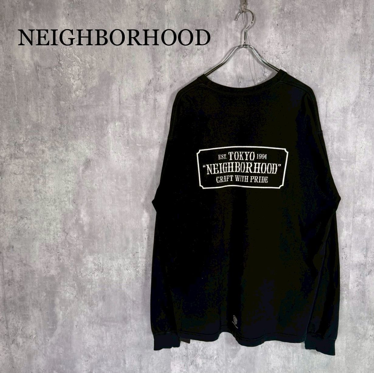 NEIGHBORHOOD 長袖 カットソー XL NEIGHBORHOOD』 (XL) バックロゴロングTシャツ ロンT - メルカリ