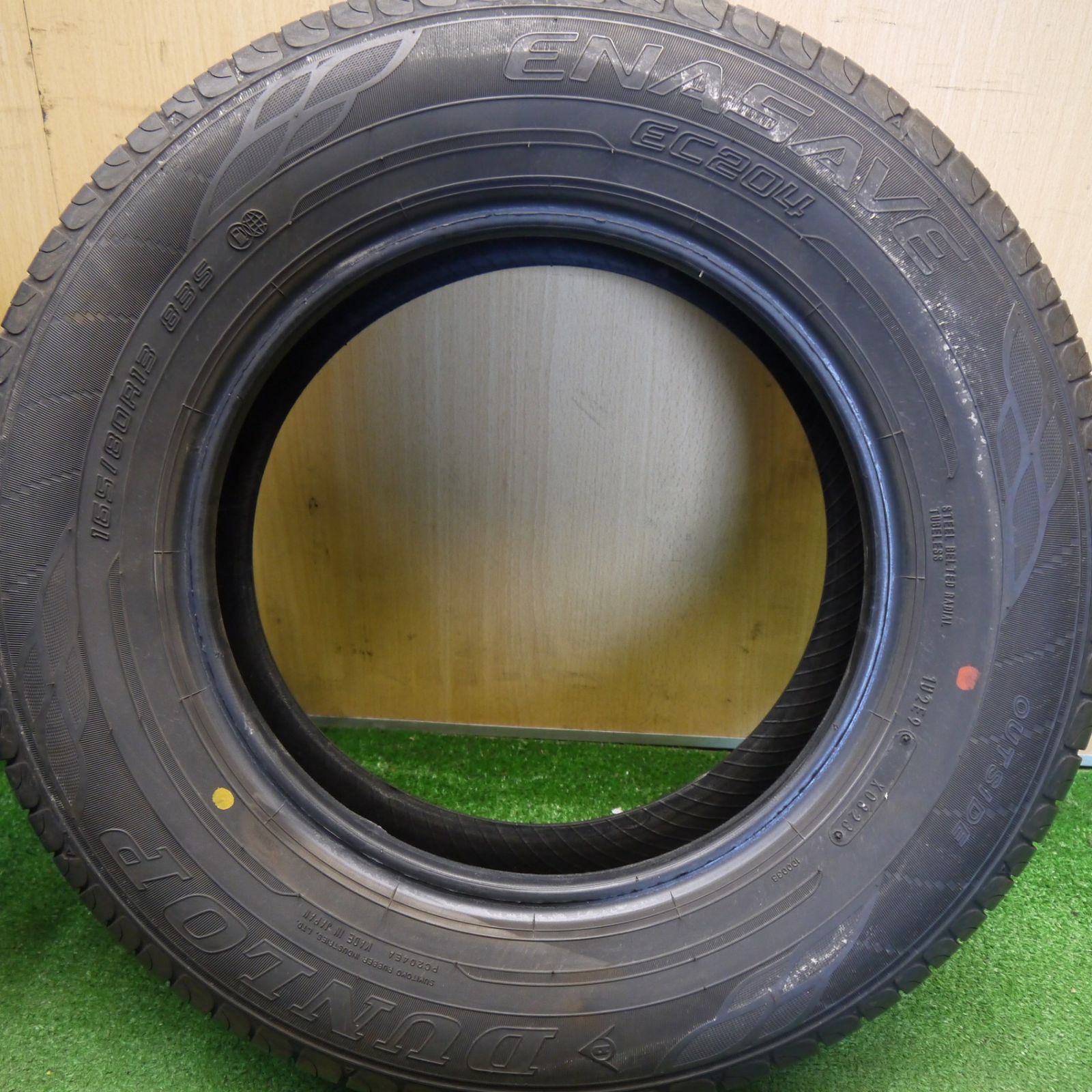バリ溝！23年！8.5分☆165/80R13 ダンロップ エナセーブ EC204 タイヤ