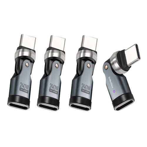 type C to type C 変換アダプター 360°+180°回転usb-c to usb-c変換コネクタPD 240W 急速充電 USB2.0 480Mbps データ転送 LEDt ce8acb06