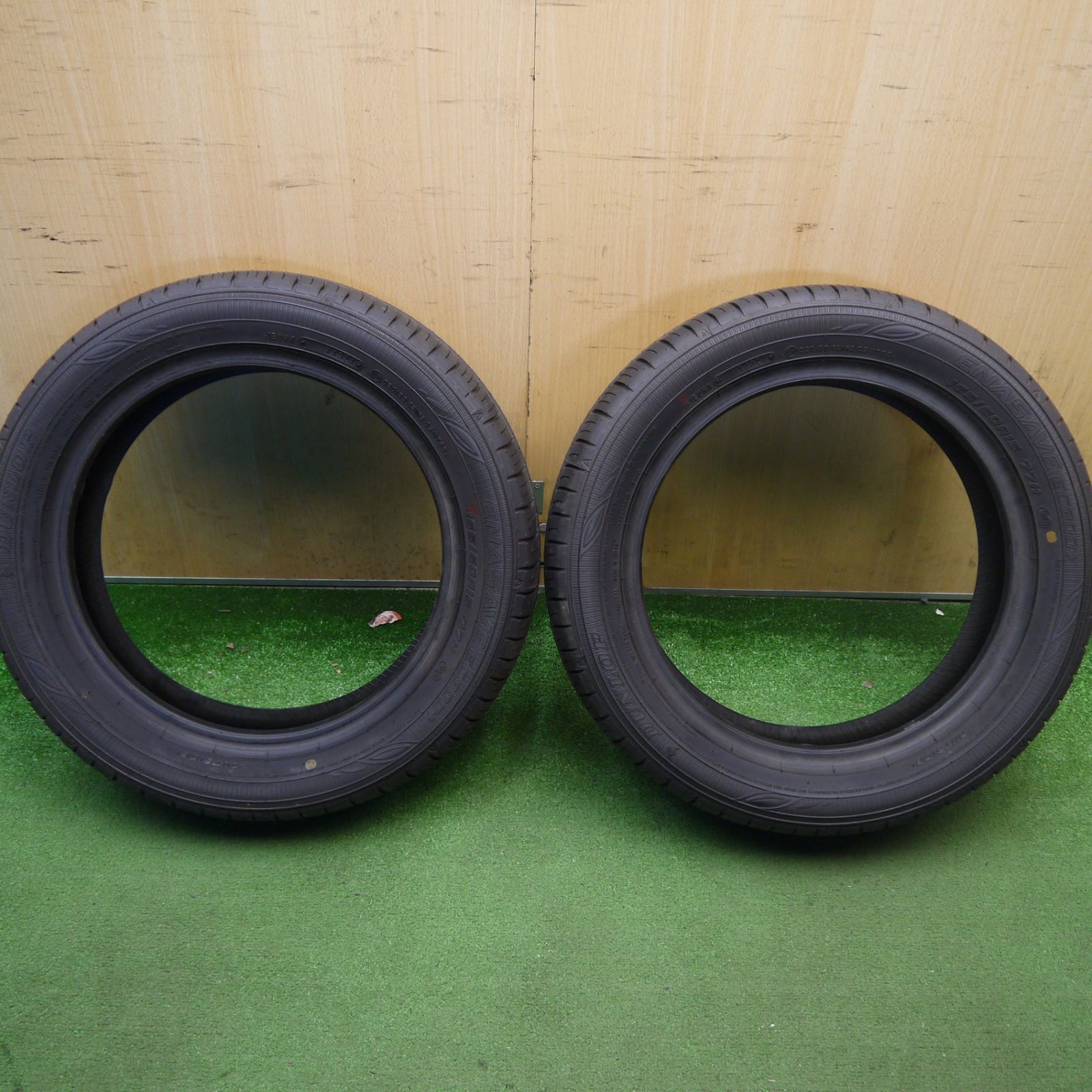 新車外し！24年！2本☆165/60R15 ダンロップ エナセーブ EC300+ タイヤ