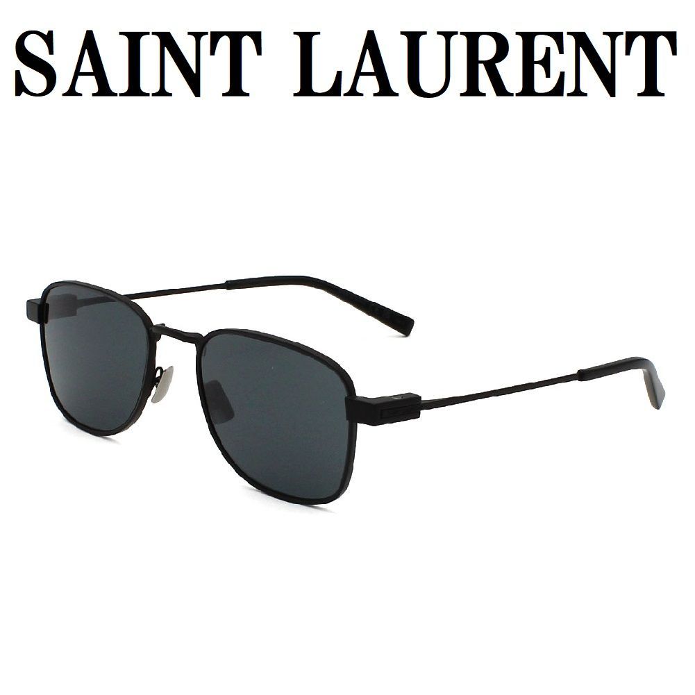 サンローラン SAINT LAURENT SL741 001 サングラス ノーズパット UVカット 紫外線カット メンズ レディース ブラック 28,470円