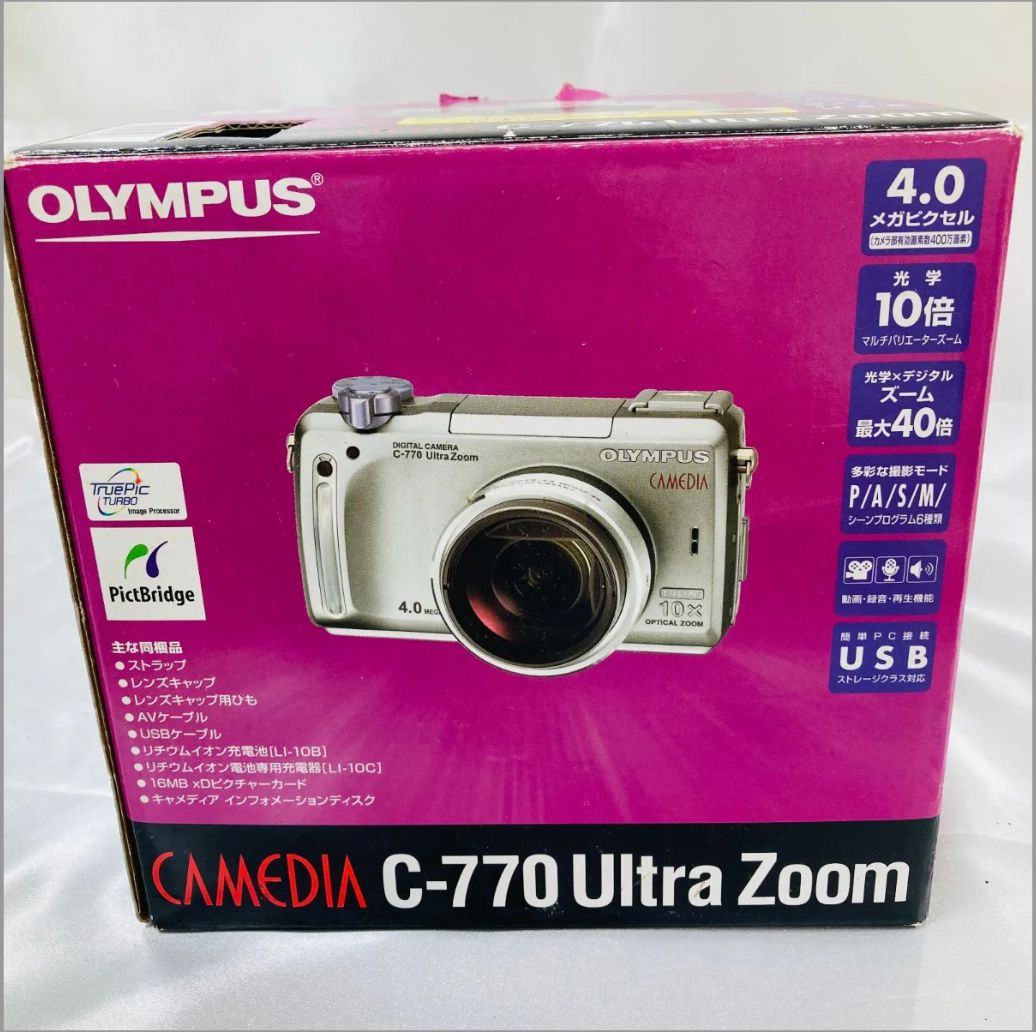A【動作未確認】OLYMPUS オアリンパス CAMEDIA C770 UltraZoom