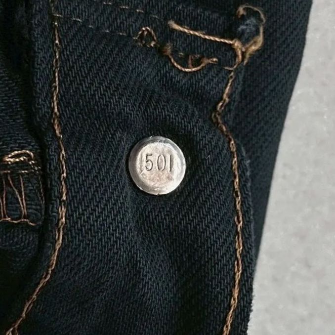 90s USA製 Levi's 501 ブラックデニムショーツ 後染め W32 黒 - メルカリ