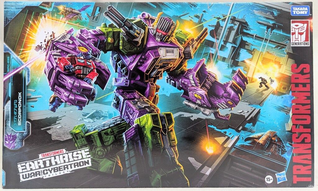 HASBRO EARTHRISE WAR FOR CYBERTRON SCORPONOK