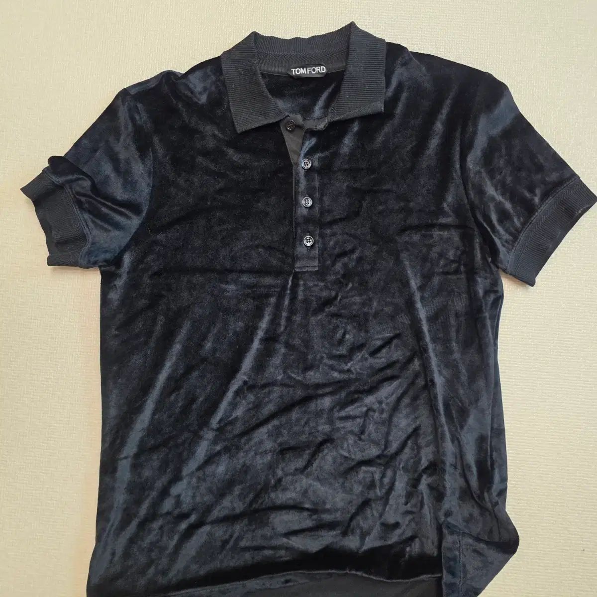 TOM FORD トムフォード ベロア カラーTシャツ PKカラー サイズ52