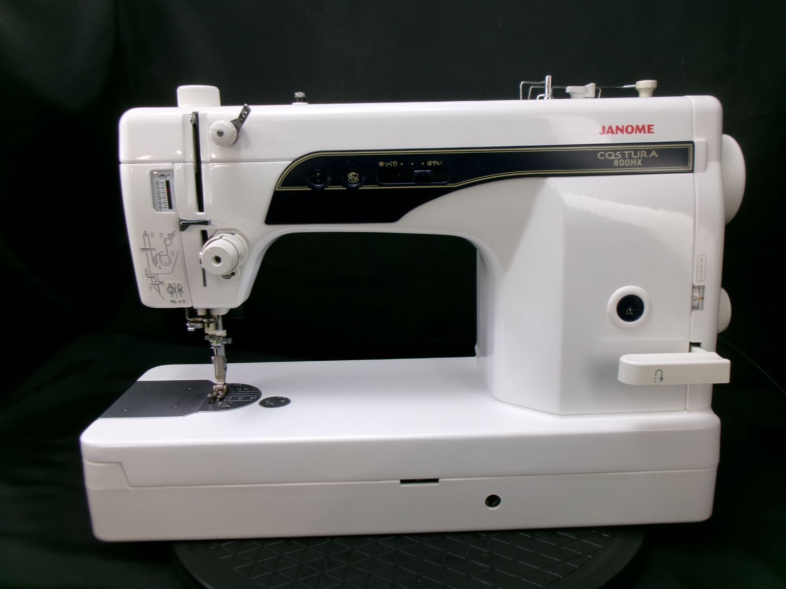 ★自動糸切★プロ用ミシン コスチューラ800HX　★美品★
