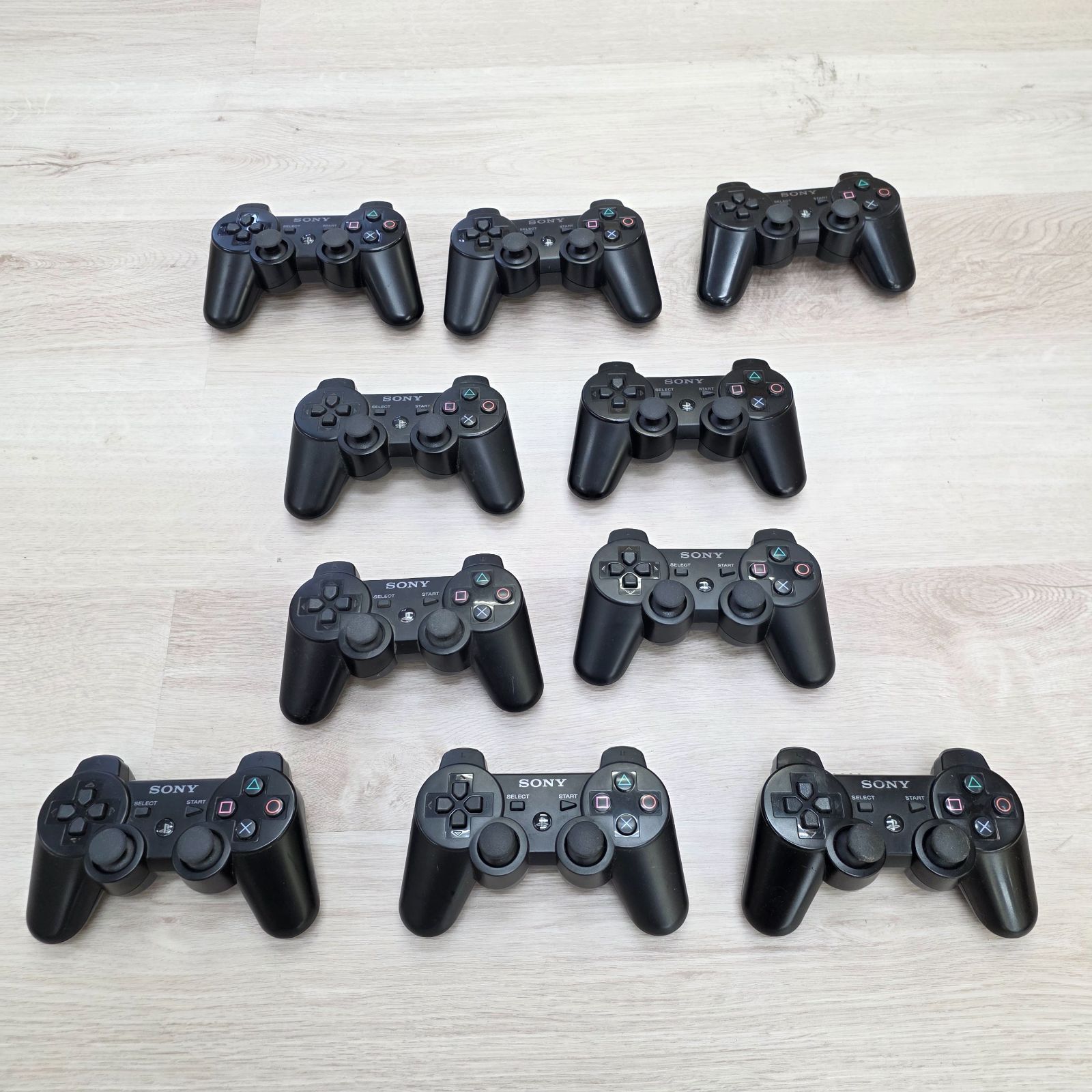 10個 DUALSHOCK3 コントローラー デュアルショック3 ブラック ジャンク 動作未確認 本体 PS3 プレイステーション3 プレステ3 在庫多数