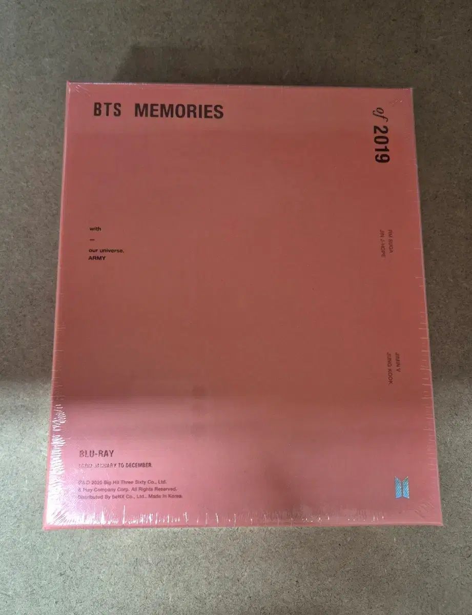 (未開封) BTS（防弾少年団・バンタン） メモリーズ 2019 ブルーレイ Blu-ray