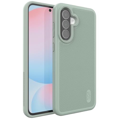 【新品】TUDIA [米軍MIL規格] Samsung Galaxy A56 5G 用 ケース（2025年モデル）、「MergeGrip」デュアルレイヤー耐衝撃スリムタフヘビーデューティー保護ケース - グリーンリリー afa587e3