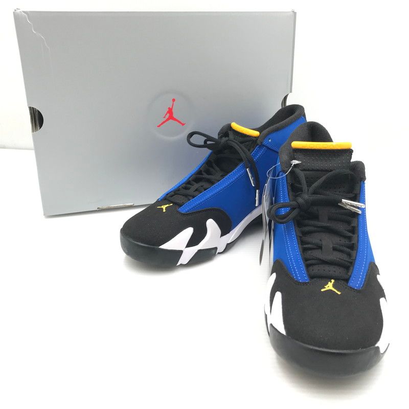 【中古品】 NIKE AIR JORDAN 14 RETRO LANEY 487471 407 エアジョーダン14 レトロ 