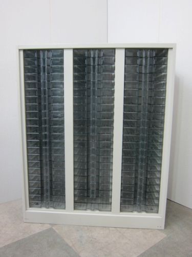 【中古品】クロガネ A4クリアケース書庫 グレー