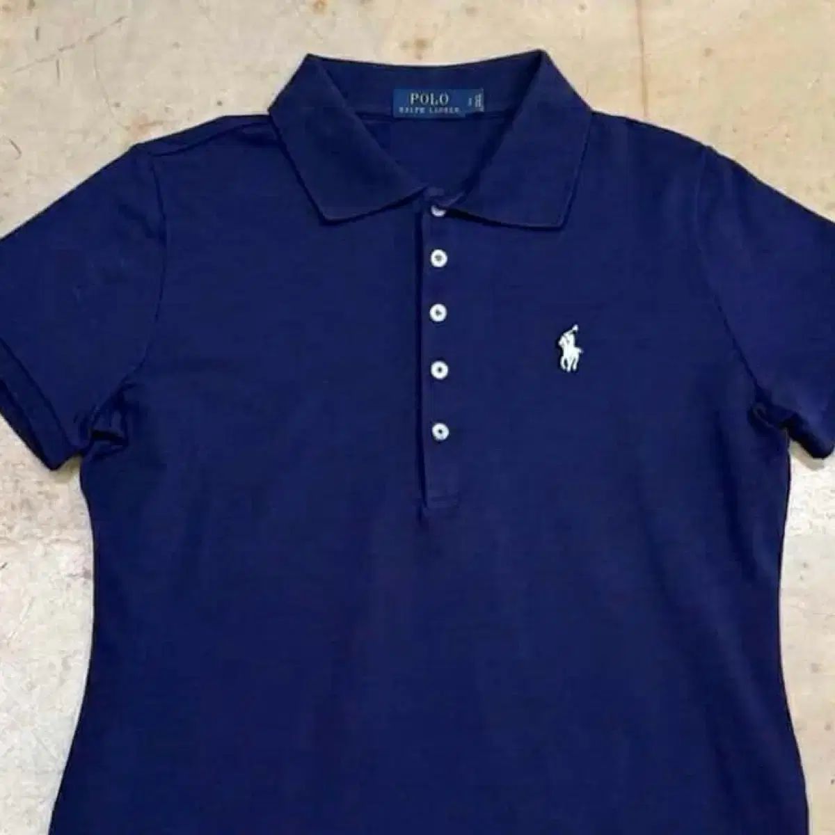 L POLO RALPH LAUREN レディース ポロシャツ ネイビー