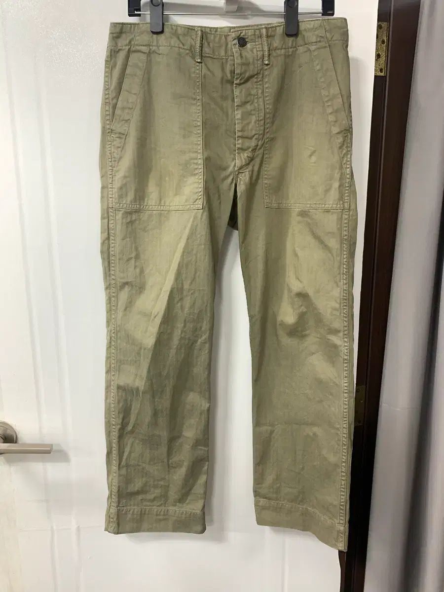 RRL HBT ファティーグ グリーンオリーブ 31x30 出品