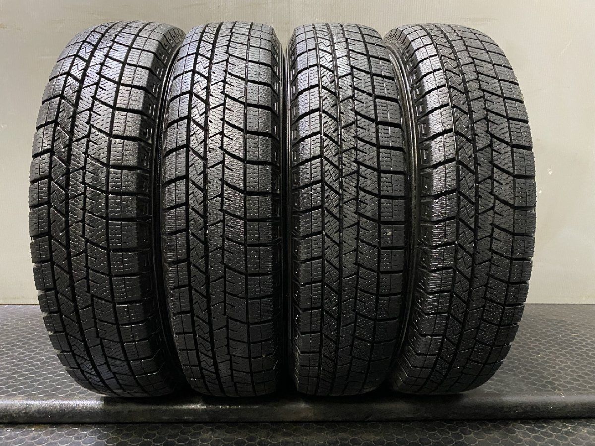 DUNLOP WINTER MAXX WM03 145/80R13 13インチ スタッドレス 4本 24年製 バリ溝 N-BOX キャロル モコ プレオ ルクラ等　(VTK420)